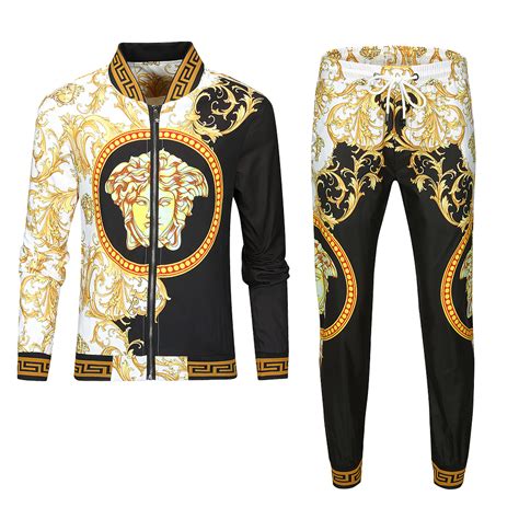 versace mens outfits|versace tracksuit men's price.